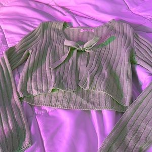 Women’s Light green cardigan